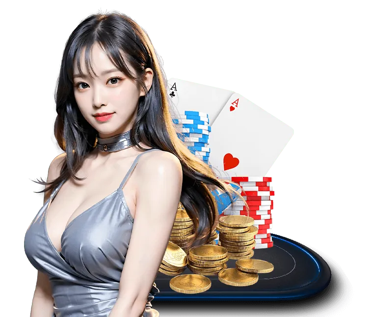 Hình ảnh một ván bài Blackjack với các lá bài trên bàn.